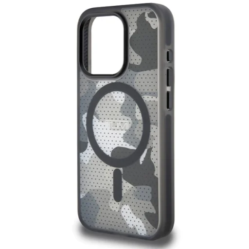 iPhone 15 Pro Max Tumi TUHMP15XTCAMK fekete keménytok Frosted Camo Mintával és MagSafe Tok - 6