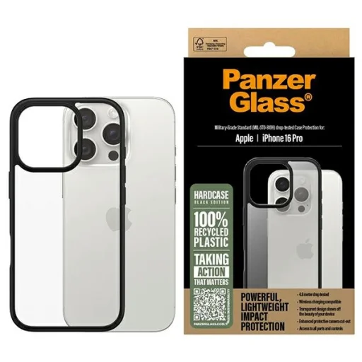 iPhone 16 Pro PanzerGlass HardCase fekete tok - 1