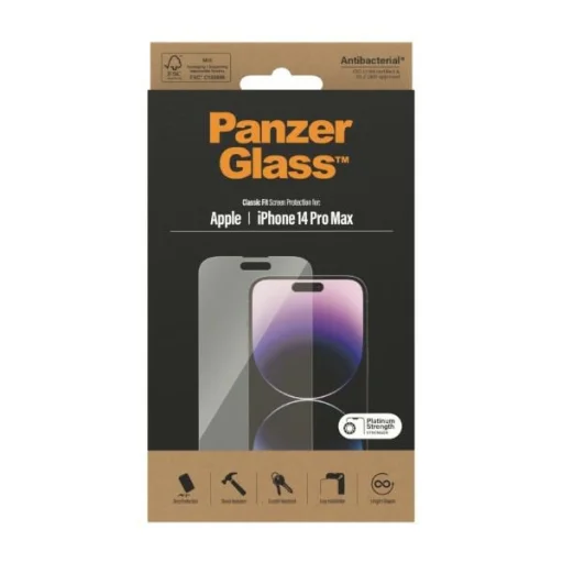 iPhone 14 Pro Max PanzerGlass Classic Fit 6,7" Antibakteriális üvegfólia - 6