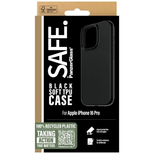 iPhone 16 Pro SAFE by PanzerGlass TPU tok fekete - 4