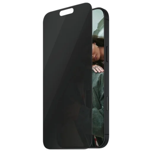 iPhone 16 Pro SAFE by PanzerGlass 6,3" Privacy üvegfólia Ultra-Széles Illeszkedés SAFEP95876 - 2