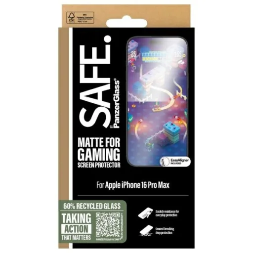 iPhone 16 Pro Max SAFE by PanzerGlass Gaming üvegfólia Ultra-Széles Illeszkedés SAFE95889, - 4