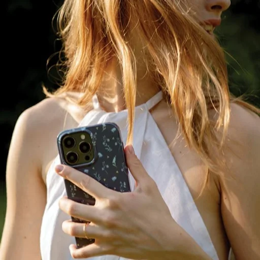 iPhone 15 Pro 6.1" UNIQ Coehl Prairie navy blue/lavender blue tok - 5