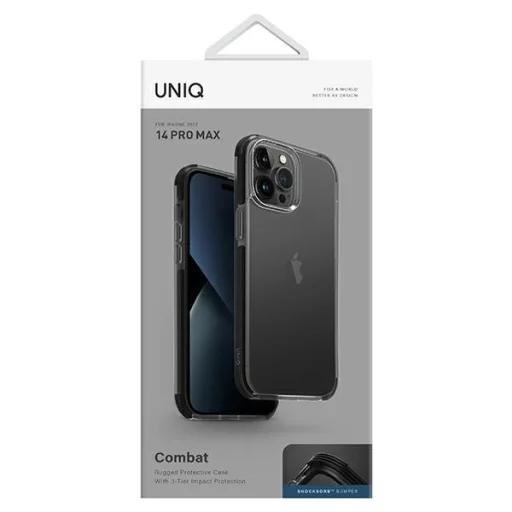 iPhone 14 Pro Max UNIQ Combat tok karbonfekete - 6