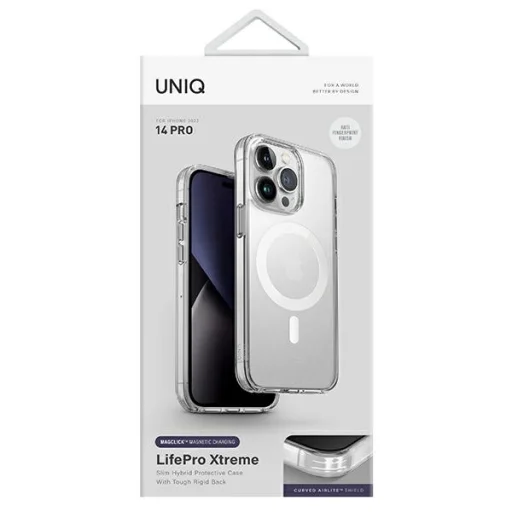iPhone 14 Pro tok UNIQ LifePro Xtreme Magclick töltés átlátszó - 4
