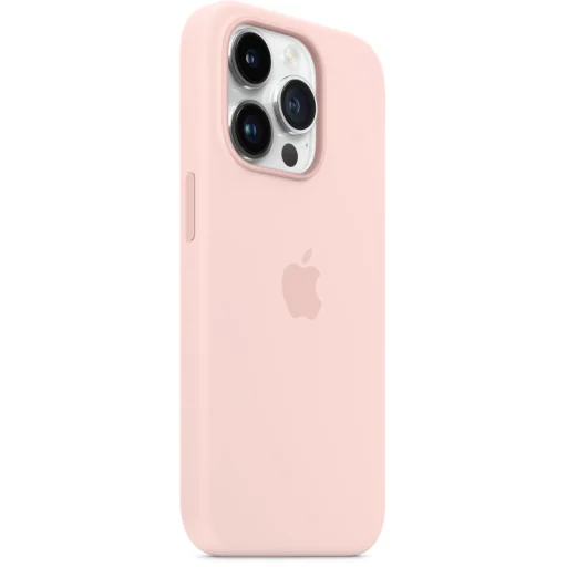 Szilikon tok MagSafe-fel Apple iPhone 14 Pro Max-hoz, Rózsaszín - 3