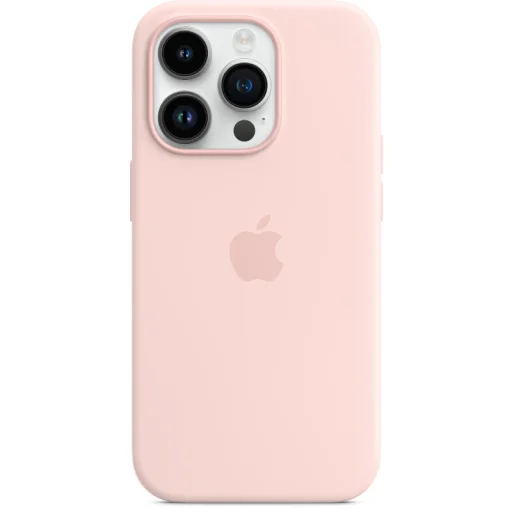 Szilikon tok MagSafe-fel Apple iPhone 14 Pro Max-hoz, Rózsaszín - 1