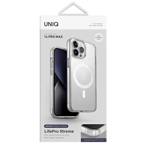 iPhone 14 Pro Max UNIQ LifePro Xtreme Magclick Töltés tok dér tiszta - 4