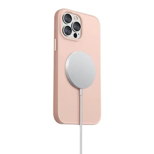 iPhone 13 Pro Max UNIQ Lino Hue tok 6,7" blush pink MagSafe - 5