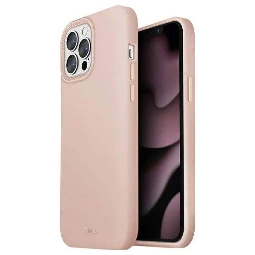 iPhone 13 Pro Max UNIQ Lino Hue tok 6,7" blush pink MagSafe - 1