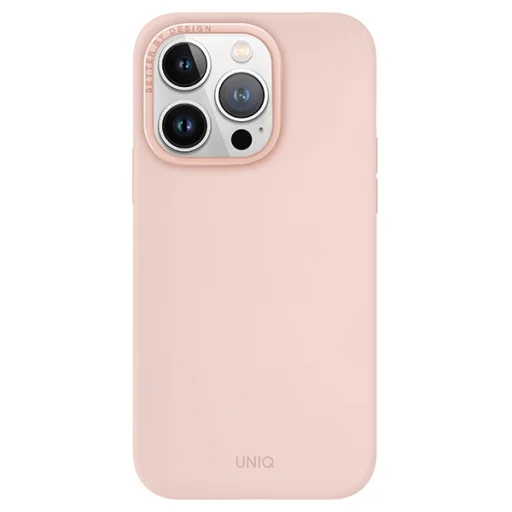 iPhone 15 Pro 6.1" UNIQ Lino Hue Magclick Charging tok rózsaszín - 2