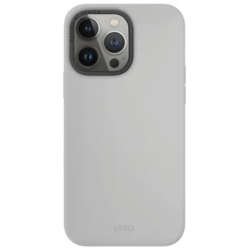 iPhone 15 Pro Max UNIQ Lino Hue Magclick Charging tok világosszürke - 1