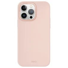 iPhone 15 Pro Max UNIQ Lino Hue Magclick Charging tok blush rózsaszín