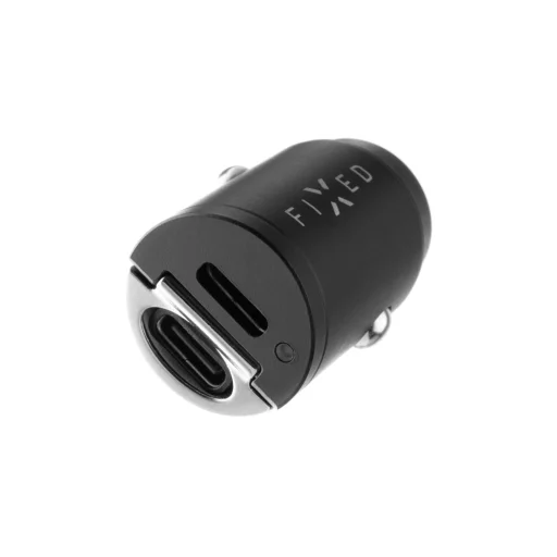 Autós Töltő Fixed (FIXCC30M-CC-BK) - 2x USB-C, 30W, PD3.0, 12V/24V, Univerzális - Fekete - 3