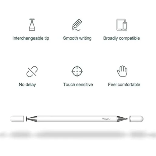 Yesido Stylus Pen (ST04) - Pasívny, Hliníková zliatina, Android, iOS, Microsoft - Biely - 4