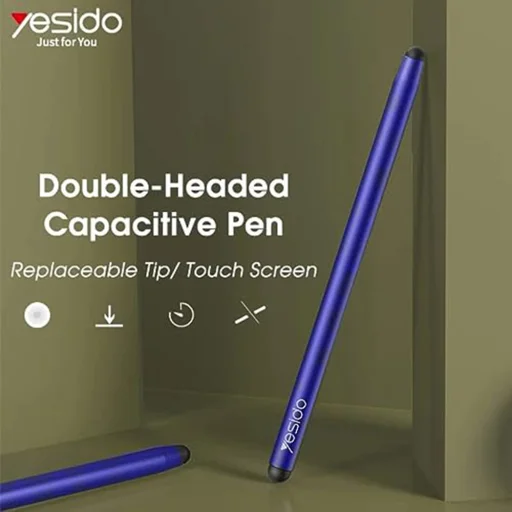 Yesido Stylus Pen (ST01) Alumínium Ötvözet, Android, iOS, Microsoft - Kék - 6