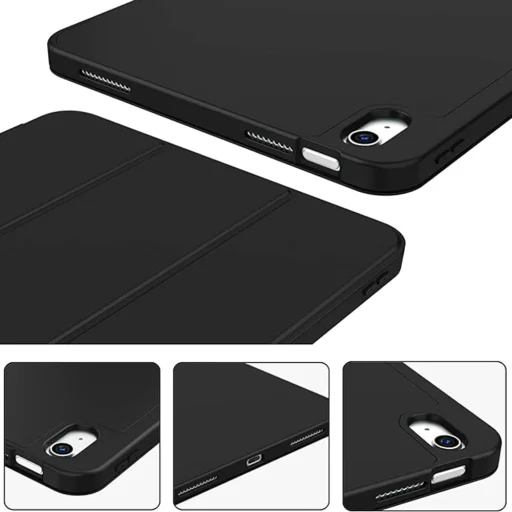  Techsuit - Flex háromrétű (ceruzatartóval) - iPad 10 (2022) 10,9 - Fekete tok - 3