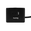 Huslog LED elosztó kocka fekete USB-A, USB-C portokkal thumbnail