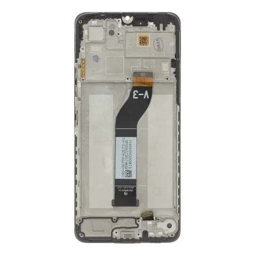 LCD Kijelző + Érintőegység + Előlap a Xiaomi Redmi 13C 5G fekete (Service Pack) - 2