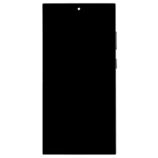 LCD kijelző + Érintőegység + Előlap Samsung S918B Galaxy S23 Ultra Phantom Black