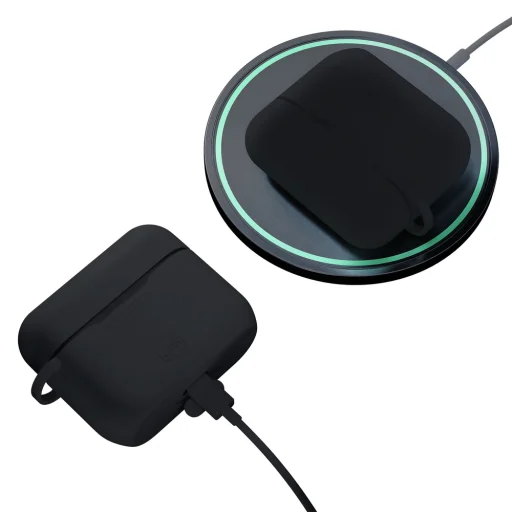 3mk Szilikon AirPods tok AirPods Pro 3-hoz - Fekete - 3