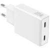 4smarts PDPlug Slim Dual 65W GaN 2xUSB-C fehér hálózati adapter thumbnail