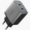 Energea Ampcharge GaN45 2xUSB-C PD/PPS/QC3.0 45W hálózati töltő - szürke thumbnail
