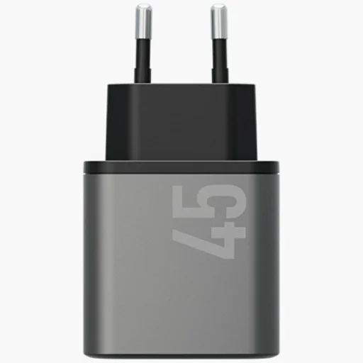 Energea Ampcharge GaN45 2xUSB-C PD/PPS/QC3.0 45W hálózati töltő - szürke - 6