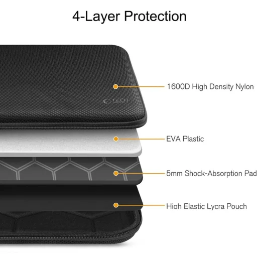 Laptop Tech-protect Hardpouch 13-14 Fekete - 8