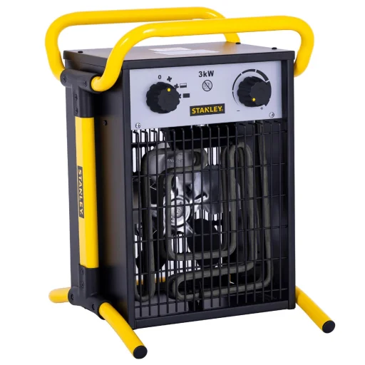 STANLEY SXJH203000E fűtőtest, 3000 W, 2 fokozat, fém ház, termosztát, IPX4 védelem, túlmelegedés elleni védelem - 2