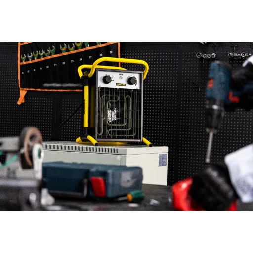 STANLEY SXJH203000E fűtőtest, 3000 W, 2 fokozat, fém ház, termosztát, IPX4 védelem, túlmelegedés elleni védelem - 4