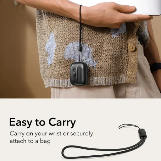 Apple AirPods Pro 3 Titánium ESR Pulse Magnetic FlickLock tok - 5