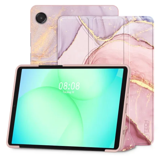 Samsung Galaxy Tab A9 / A11 8.7 X110 / X115 / X133 / X135 márvány tok - 1