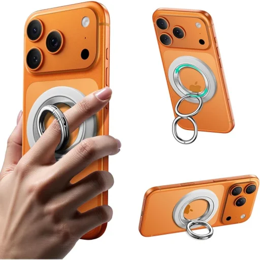 iPhone ESR Mágneses 360 Halolock MagSafe Telefon Gyűrű Fehér - 1