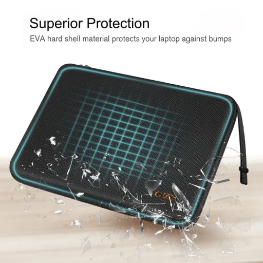 Laptop Tech-protect Hardpouch 15-16 Fekete/narancssárga - 6
