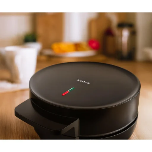 Huslog Kerek gofrisütő 1200W - 3