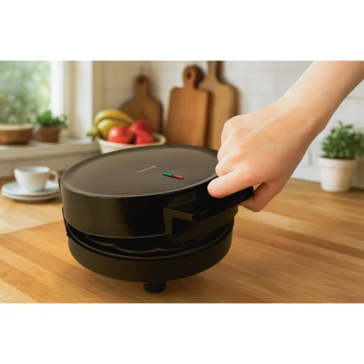 Huslog Kerek gofrisütő 1200W - 4