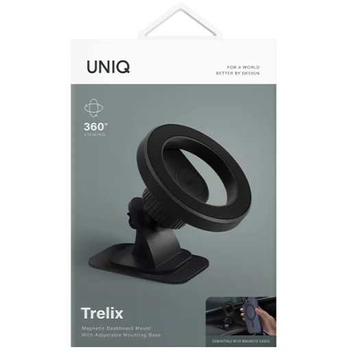 UNIQ Trelix Mágneses autós telefontartó fekete - 7