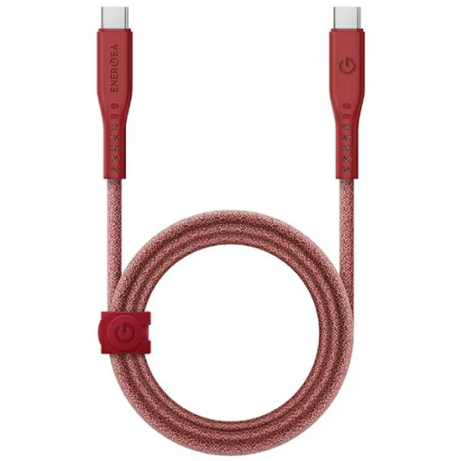 ENERGEA Flow USB-C - USB-C Kábel 1,5m Piros 240W 5A PD Gyors Töltés - 1