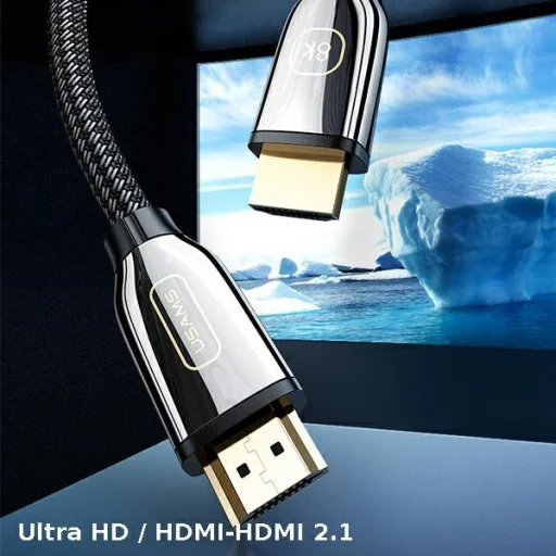HDMI - HDMI 2.1 U67 3m 8K fekete Ultra HD - 2