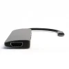 4smarts HUB 6 az 1-ben DeX Funkció 2xUSB-A 3.0/USB-C/HDMI/SD/MicroSD szürke 468782 - 4