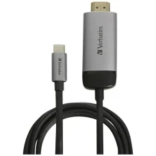 USB-C - HDMI 4K Adapter Verbatim 1,5m alumínium