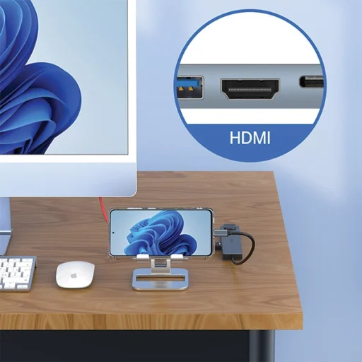 Araree Multi Hub 8w1 AM81 fekete AR60-01379A - 7