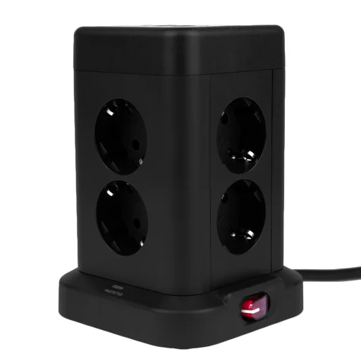 Huslog függőleges hosszabbító USB-vel - 9