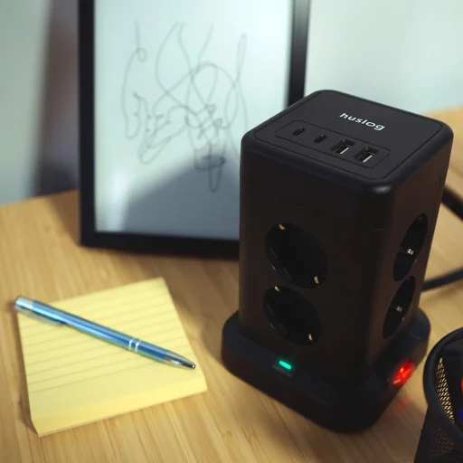 Huslog függőleges hosszabbító USB-vel - 16