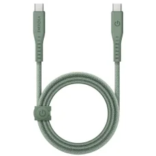 ENERGEA Flow USB-C - USB-C kábel 1.5m Zöld 240W 5A PD Gyors Töltés
