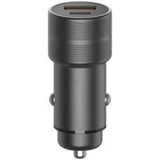 ENERGEA autós töltő 1xUSB+1xUSB-C PD-QC3.0 38W pisztolyacél Alu Drive PD20+