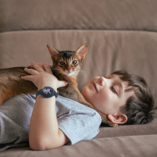 AirTag tok szilikon karkötő gyerekeknek - Tengerészkék űrhajóssal - 2