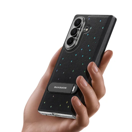Dux Ducis Stex tok Samsung Galaxy Z Fold 7 tok 360°-os állvánnyal - Fekete - 6