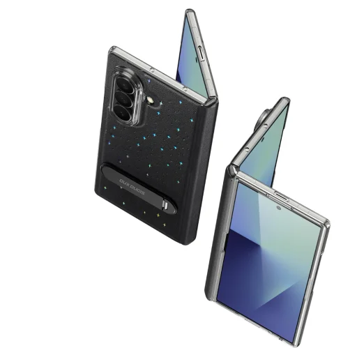 Dux Ducis Stex tok Samsung Galaxy Z Fold 7 tok 360°-os állvánnyal - Fekete - 7